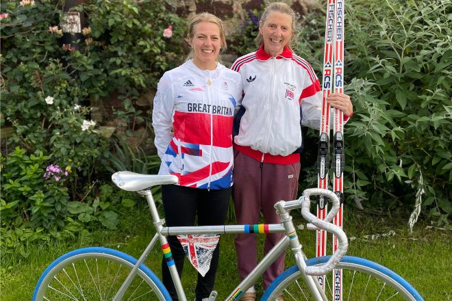 Neah Evans with her mum