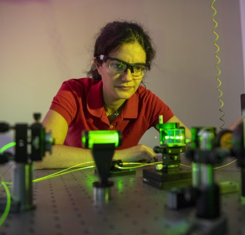 A postgraduate researcher doing quantum research in Imaging