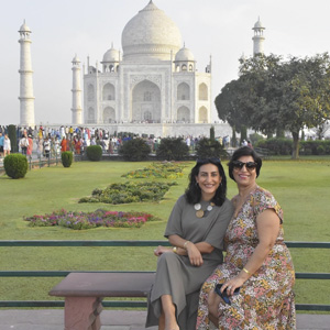 Punam at the Taj Mahal, India