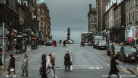 A photo of a street in Edinburgh, Scotland