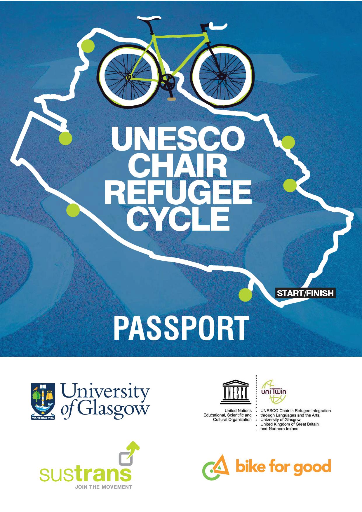 2018 Refugee Cycle Passport Front Page