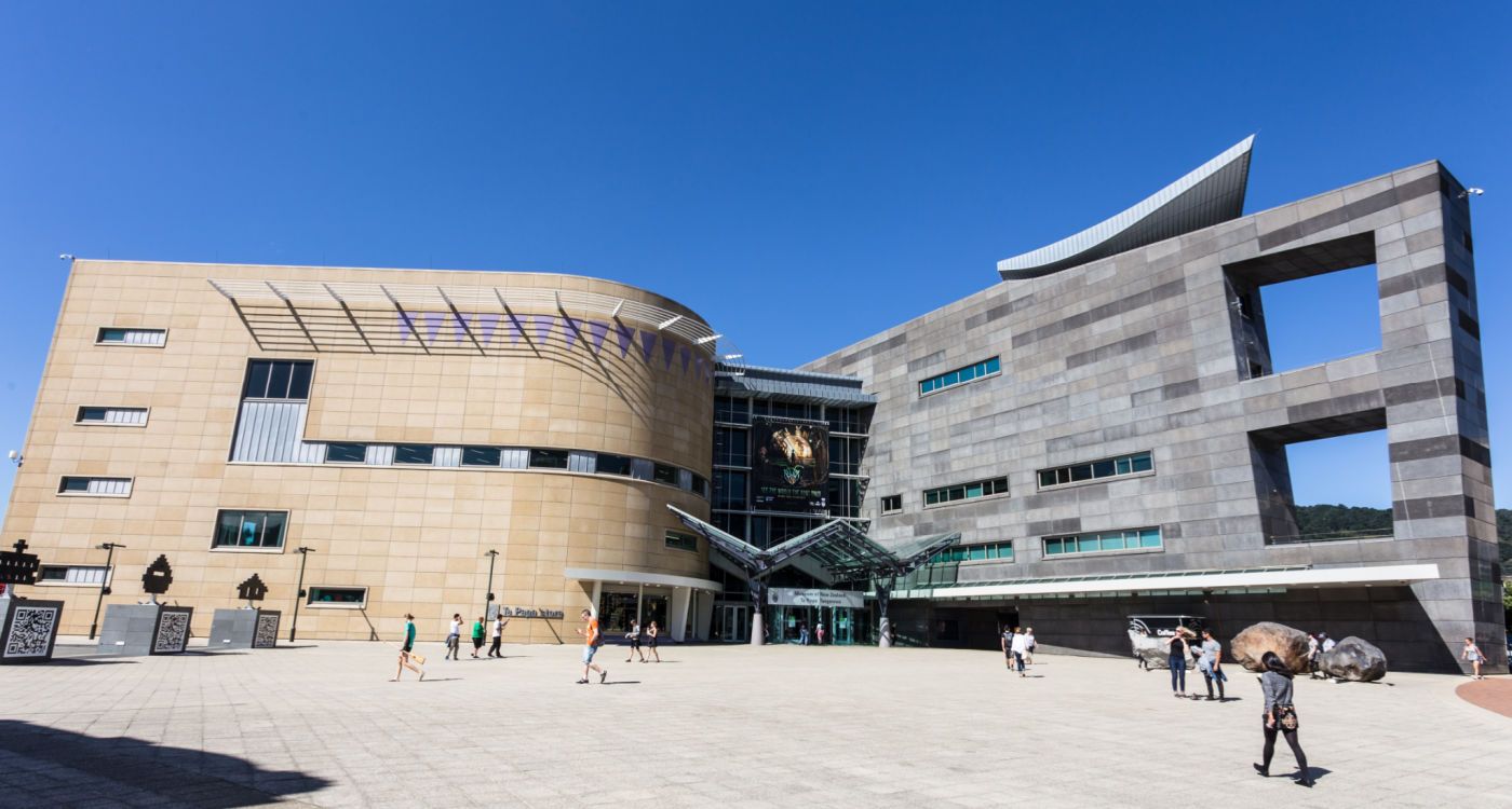 The exterior of Te Papa Museum [Photo: Shutterstock]