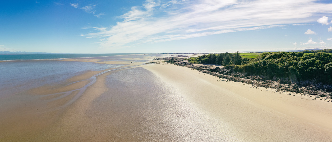 Powillimount beach coastline in Dumfries and Galloway