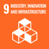 UN Sustainable Development Goal 9: Industry, innovation and infrastructure icon