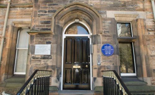 Exterior of Lord Kelvin's house in professor square