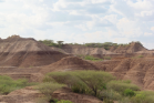 part of Omo Kibish rock formation, Ethiopia