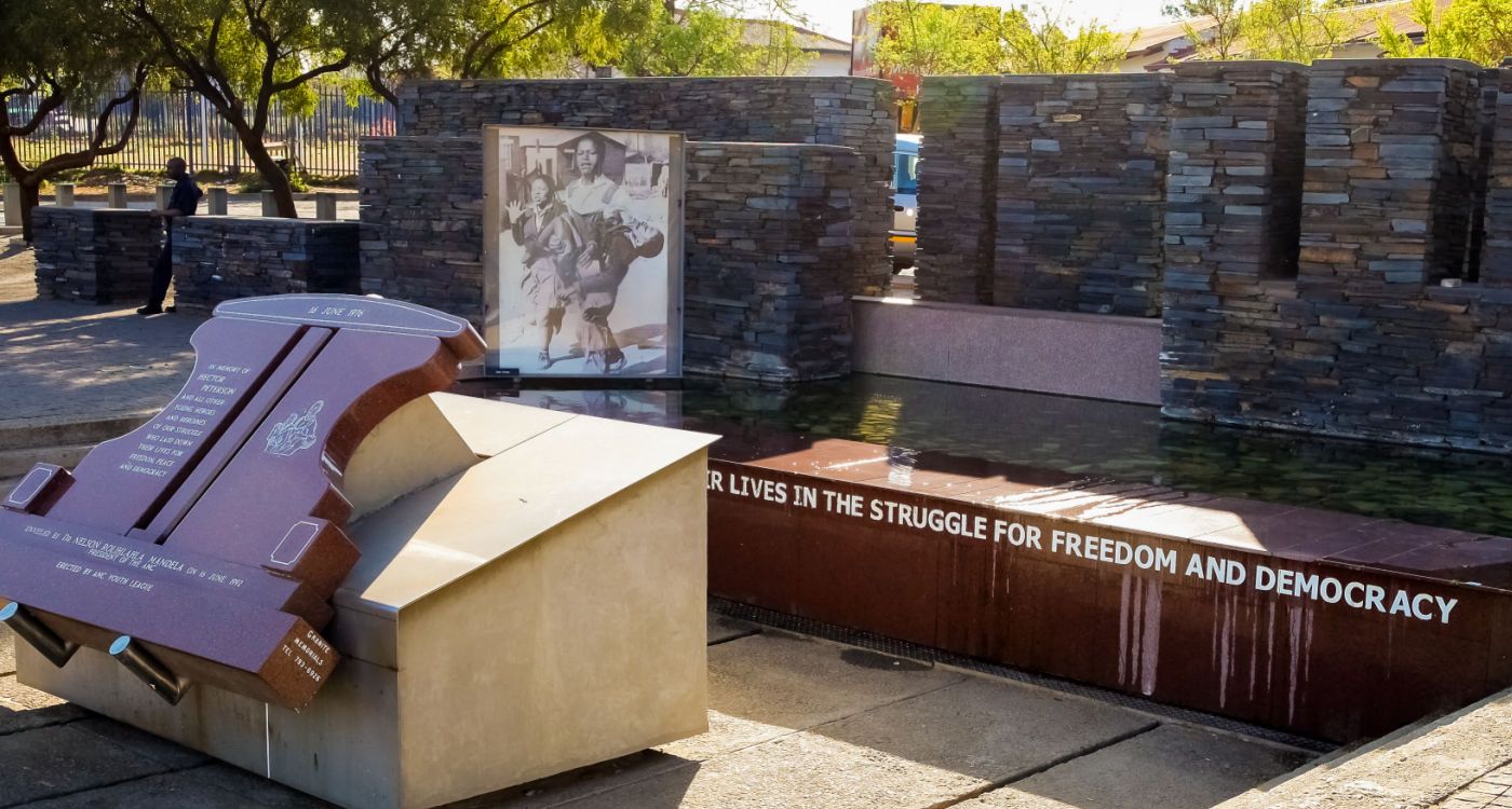 Outside Hector Pieterson Memorial Museum in Soweto Johannesburg [Photo: Shutterstock]