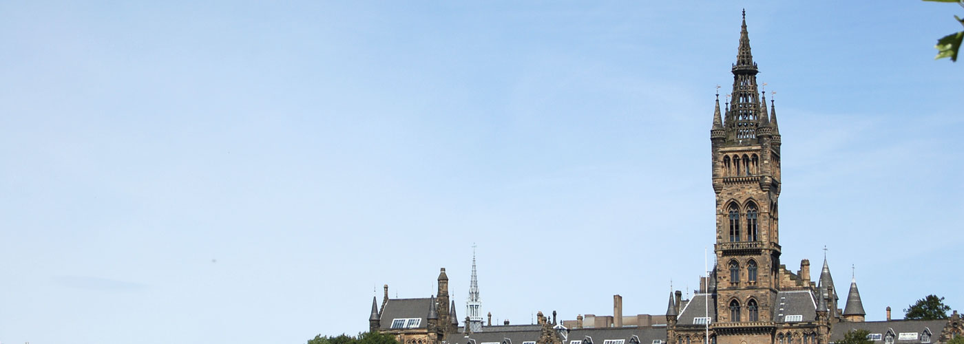 UofG tower on a sunny day